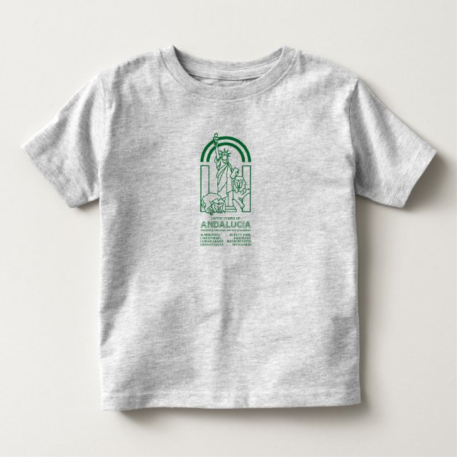 T-shirt Pour Les Tous Petits États-Unis d'Andalousie (Devant)