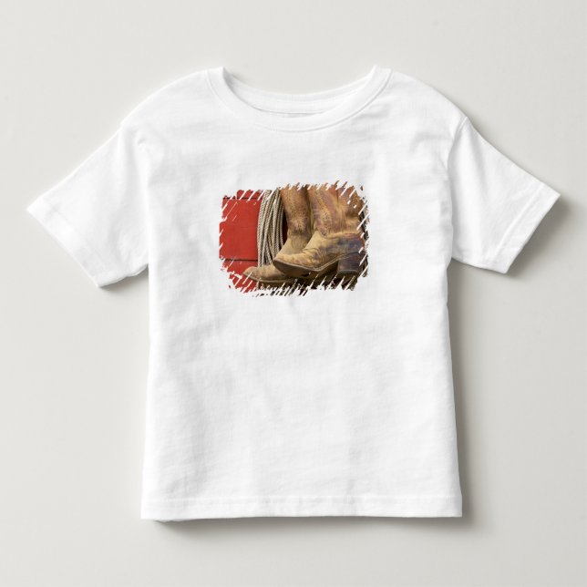 T-shirt Pour Les Tous Petits États-Unis, Oregon, Seneca, Ponderosa Ranch. Gros  (Devant)
