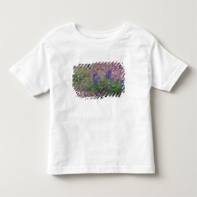 T-shirt Pour Les Tous Petits États-Unis, Texas Hill Country. Bluebonnets au mil (Devant)