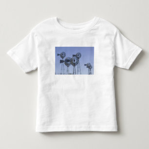 T-shirt Pour Les Tous Petits États-Unis, TEXAS, Lubbock : American Wind Power C