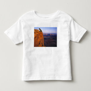 T-shirt Pour Les Tous Petits États-Unis, Utah, Dead Horse Point SP. Lumière tar