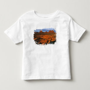 T-shirt Pour Les Tous Petits États-Unis, Utah, Monument Valley. Lumière du couc