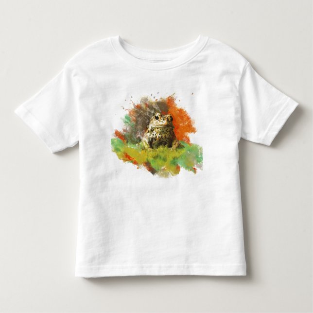 T-shirt Pour Les Tous Petits Éteint est pour toujours - sauvez le crapaud (Devant)