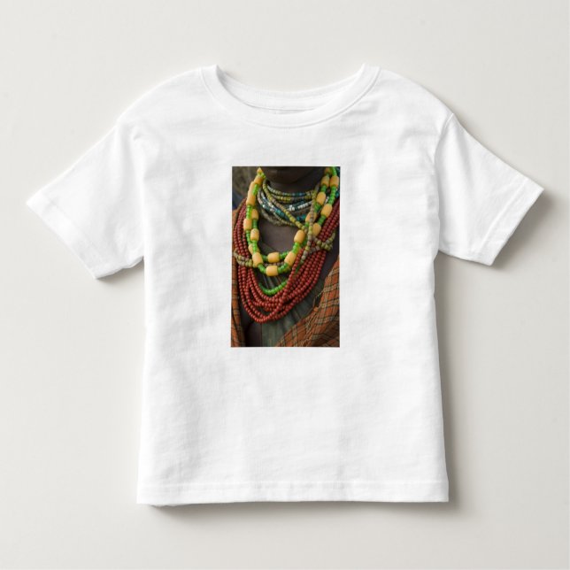 T-shirt Pour Les Tous Petits Ethiopie : Bassin inférieur de la rivière Omo, del (Devant)