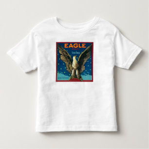 T-shirt Pour Les Tous Petits Étiquette de caisse d'Eagle Apple