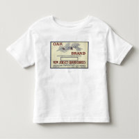 Étiquette de canneberge de marque de chêne