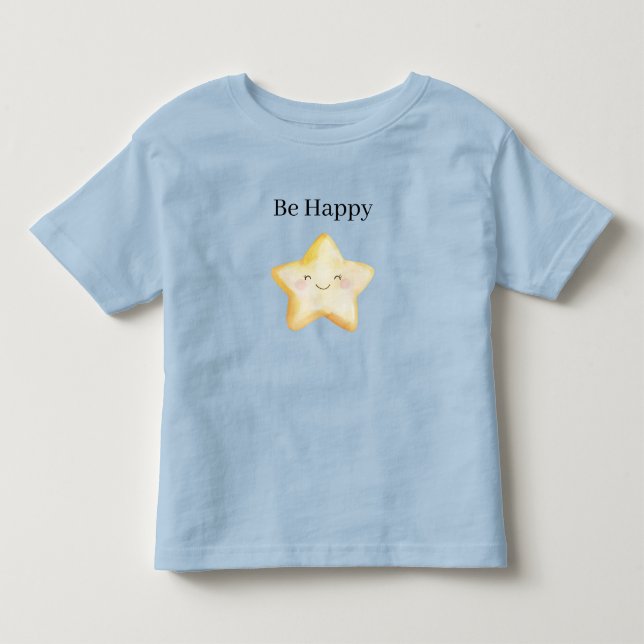 T-shirt Pour Les Tous Petits Étoile joyeuse (Devant)