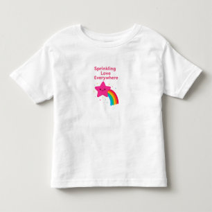 T-shirt Pour Les Tous Petits Étoile qui répand l'amour partout – Jolie petite f