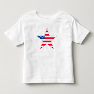 T-shirt Pour Les Tous Petits Étoiles du drapeau américain