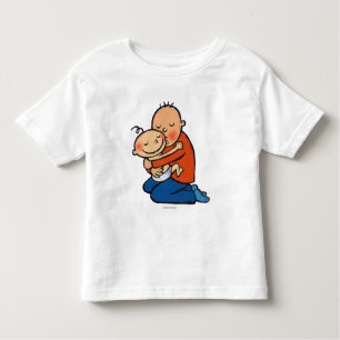 T-shirt Pour Les Tous Petits Étreindre de papa et de bébé