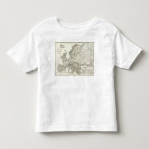 T-shirt Pour Les Tous Petits Europa d'orographie - carte physique de l'Europe
