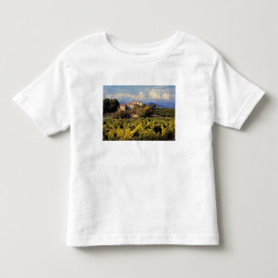 T-shirt Pour Les Tous Petits Europe, France, Bonnieux. Les vignobles couvrent l
