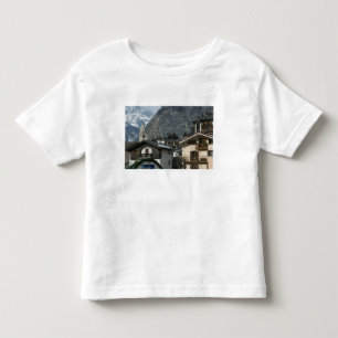 T-shirt Pour Les Tous Petits Europe, Italie, Vallée d'Aoste, COURMAYEUR : Ville