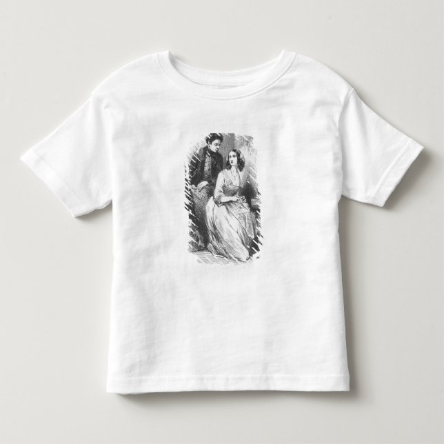 T-shirt Pour Les Tous Petits Ève et David Sechard (Devant)