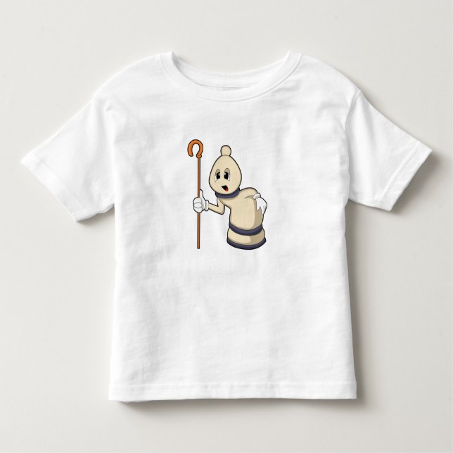 T-shirt Pour Les Tous Petits Évêque aux échecs (Devant)