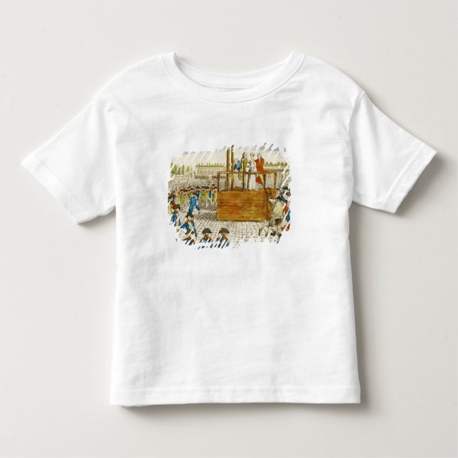 T-shirt Pour Les Tous Petits Exécution de Marie-Antoinette (Devant)