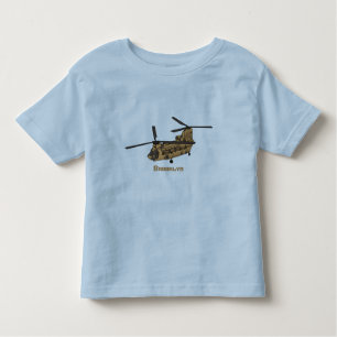 T-shirt Pour Les Tous Petits Exemple d'hélicoptère militaire Chinook