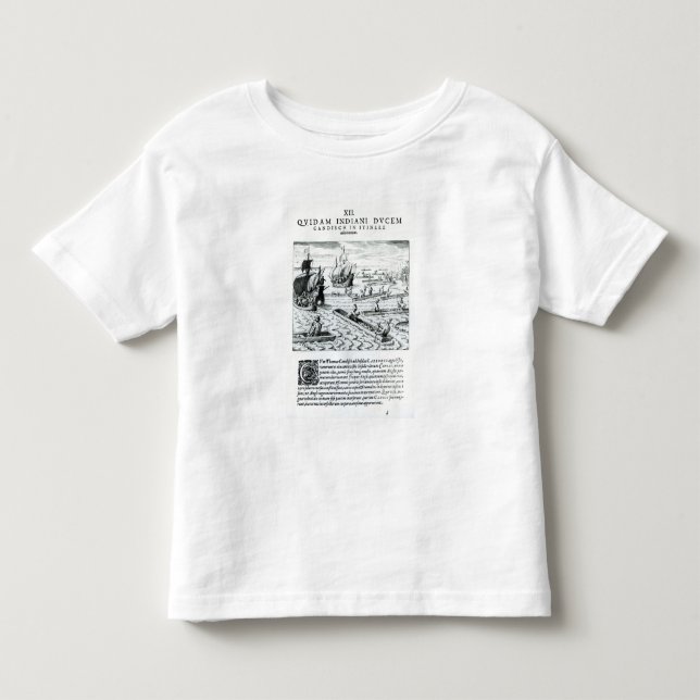 T-shirt Pour Les Tous Petits Expédition de Thomas Cavendish (Devant)