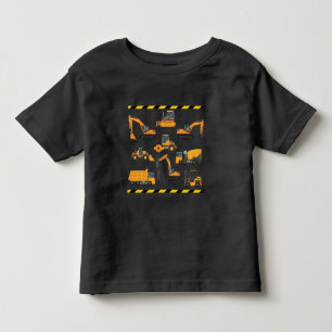 T-shirt Pour Les Tous Petits Exploitant d'excavation de construction Garçon ja