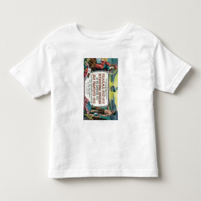 T-shirt Pour Les Tous Petits Expo internationale Pacifique du Panama (Devant)