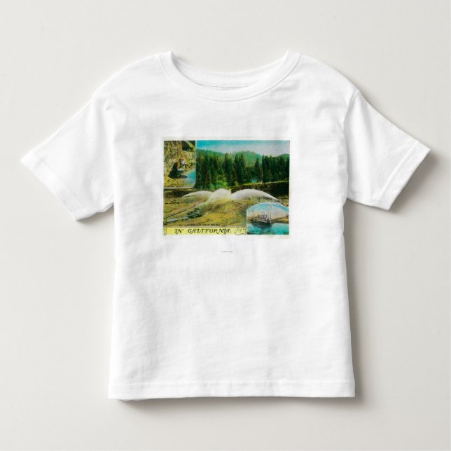 T-shirt Pour Les Tous Petits Extraction de l'or en Californie StateState (Devant)