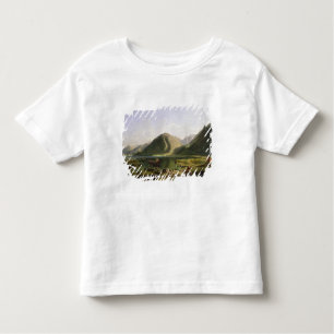 T-shirt Pour Les Tous Petits Extrémité du Lac Léman, 1835 (huile sur la toile)
