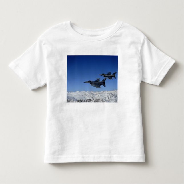 T-shirt Pour Les Tous Petits F-16 de l'armée de l'air américaine (Devant)