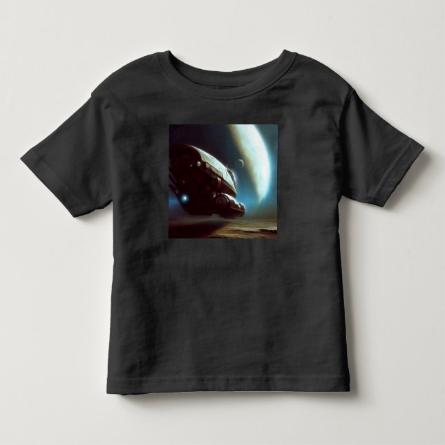 T-shirt Pour Les Tous Petits F. vaisseau spatial orbitant 1 (Devant)