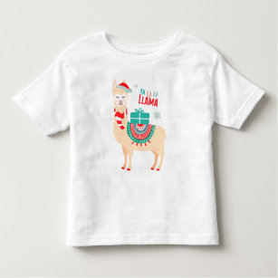T-shirt Pour Les Tous Petits Fa La Llama   Noël