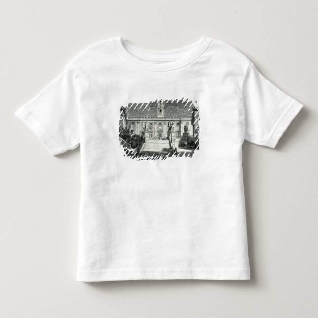 T-shirt Pour Les Tous Petits Façade du palais sénatorial, Rome (Devant)