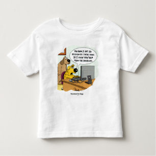 T-shirt Pour Les Tous Petits Facebook pour des chiens