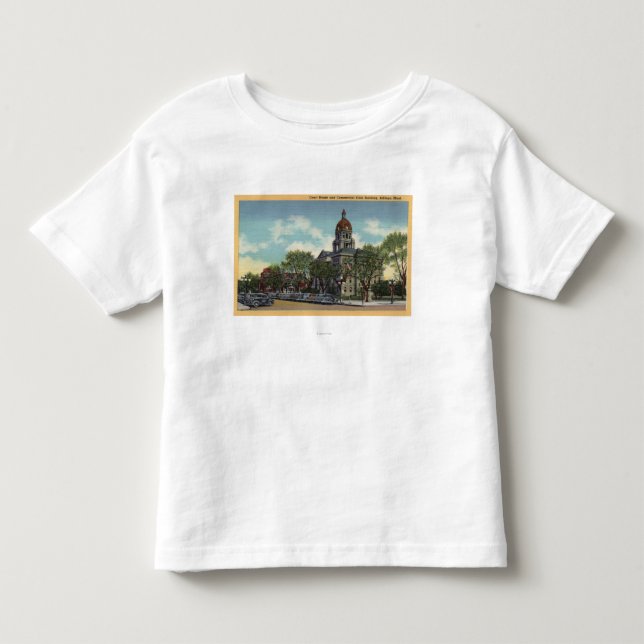 T-shirt Pour Les Tous Petits Facturations, Montana (Devant)