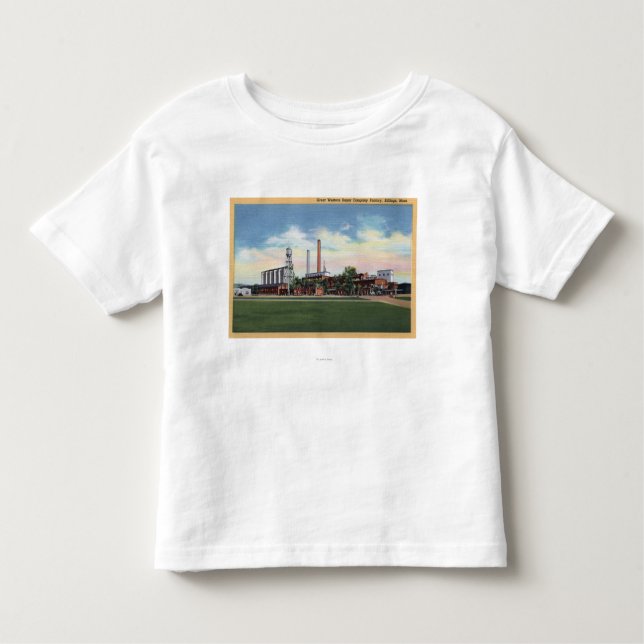 T-shirt Pour Les Tous Petits Facturations, Montana - Great Western Sugar (Devant)