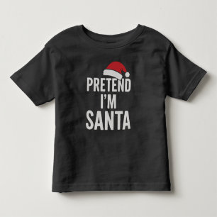T-shirt Pour Les Tous Petits Faisons comme si j'étais le Père Noël - Humour de
