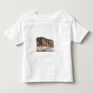 T-shirt Pour Les Tous Petits Falaise pure se levant au-dessus des nuages