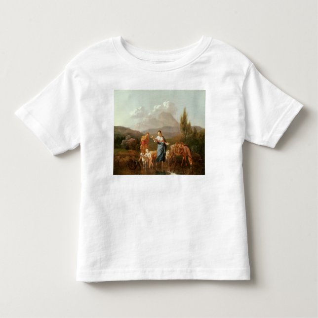 T-shirt Pour Les Tous Petits Famille sainte à un courant (Devant)