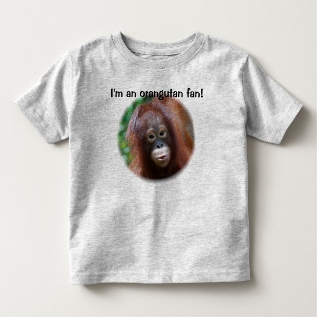 T-shirt Pour Les Tous Petits Fan d'orang-outan (Devant)