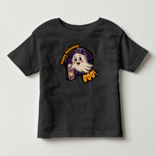 T-shirt Pour Les Tous Petits Fantôme joyeux Halloween – Esprit Lanterne Boo Mig