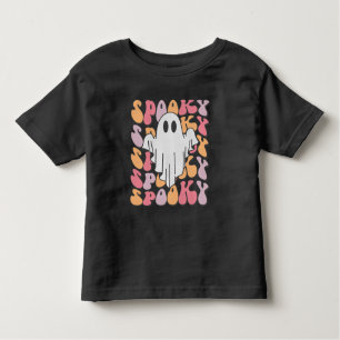 T-shirt Pour Les Tous Petits Fantôme rétro éffrayant