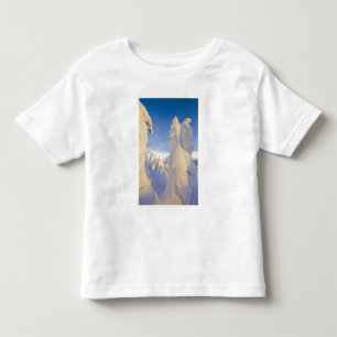 T-shirt Pour Les Tous Petits Fantômes de neige au coucher du soleil à Whitefish