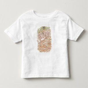 T-shirt Pour Les Tous Petits Fascimile d'un plan du Havre