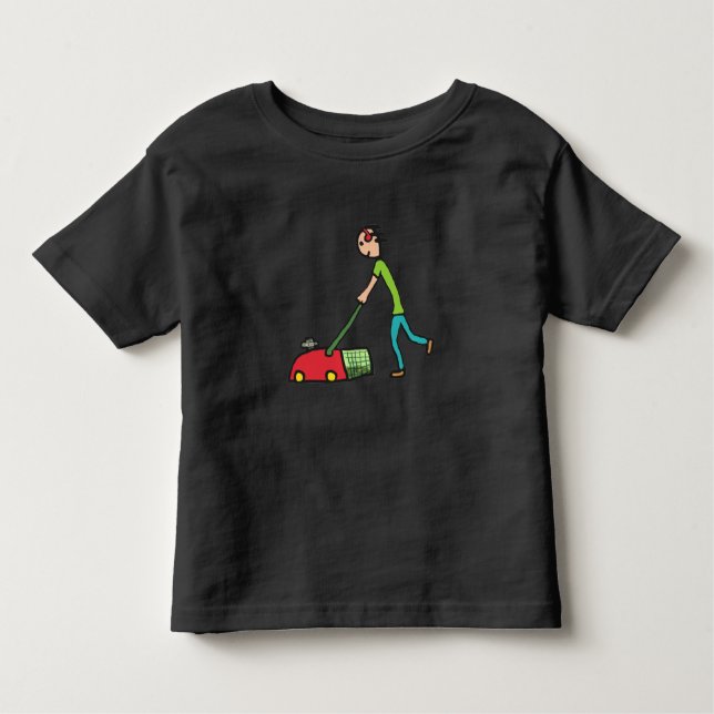 T-shirt Pour Les Tous Petits Fauchage de pelouse (Devant)