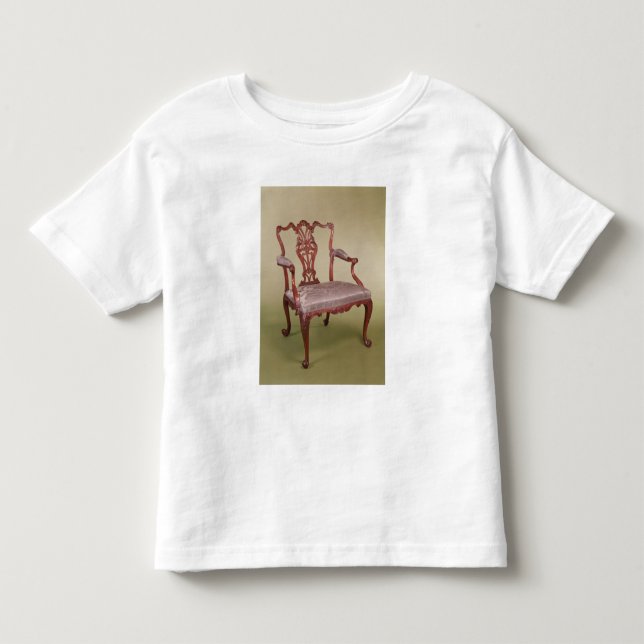 T-shirt Pour Les Tous Petits Fauteuil par Thomas Chippendale, c.1760 (Devant)