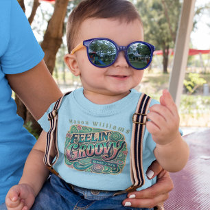 T-shirt Pour Les Tous Petits Feelin' Super rétro les années 70 Vintage psychédé