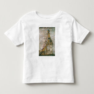 T-shirt Pour Les Tous Petits Femme jouant d'une harpe voûtée