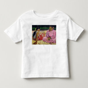 T-shirt Pour Les Tous Petits Femmes de Paul Gauguin   du Tahiti, sur la plage,