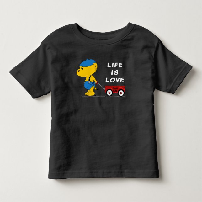 T-shirt Pour Les Tous Petits Ferald Baby | La vie est amour (Devant)