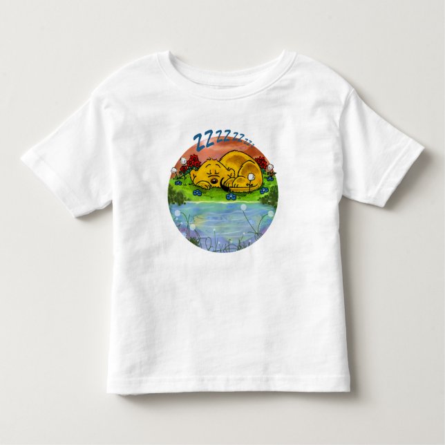 T-shirt Pour Les Tous Petits Ferald | Ferret dormant (Devant)