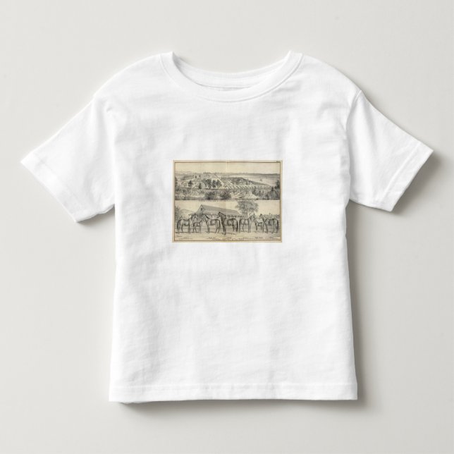 T-shirt Pour Les Tous Petits Ferme d'hivers de T (Devant)