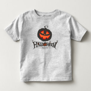 T-shirt Pour Les Tous Petits Fête Citrouille Horreur Joyeux Halloween